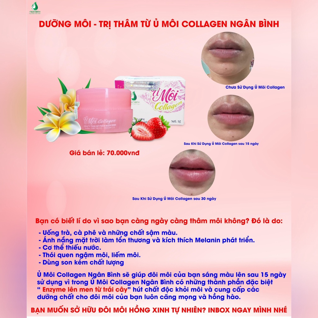 Mặt nạ ủ môi