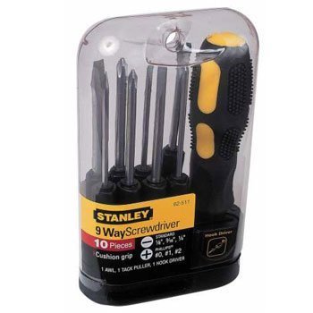 Bộ vít 9 chi tiết stanley 62-511