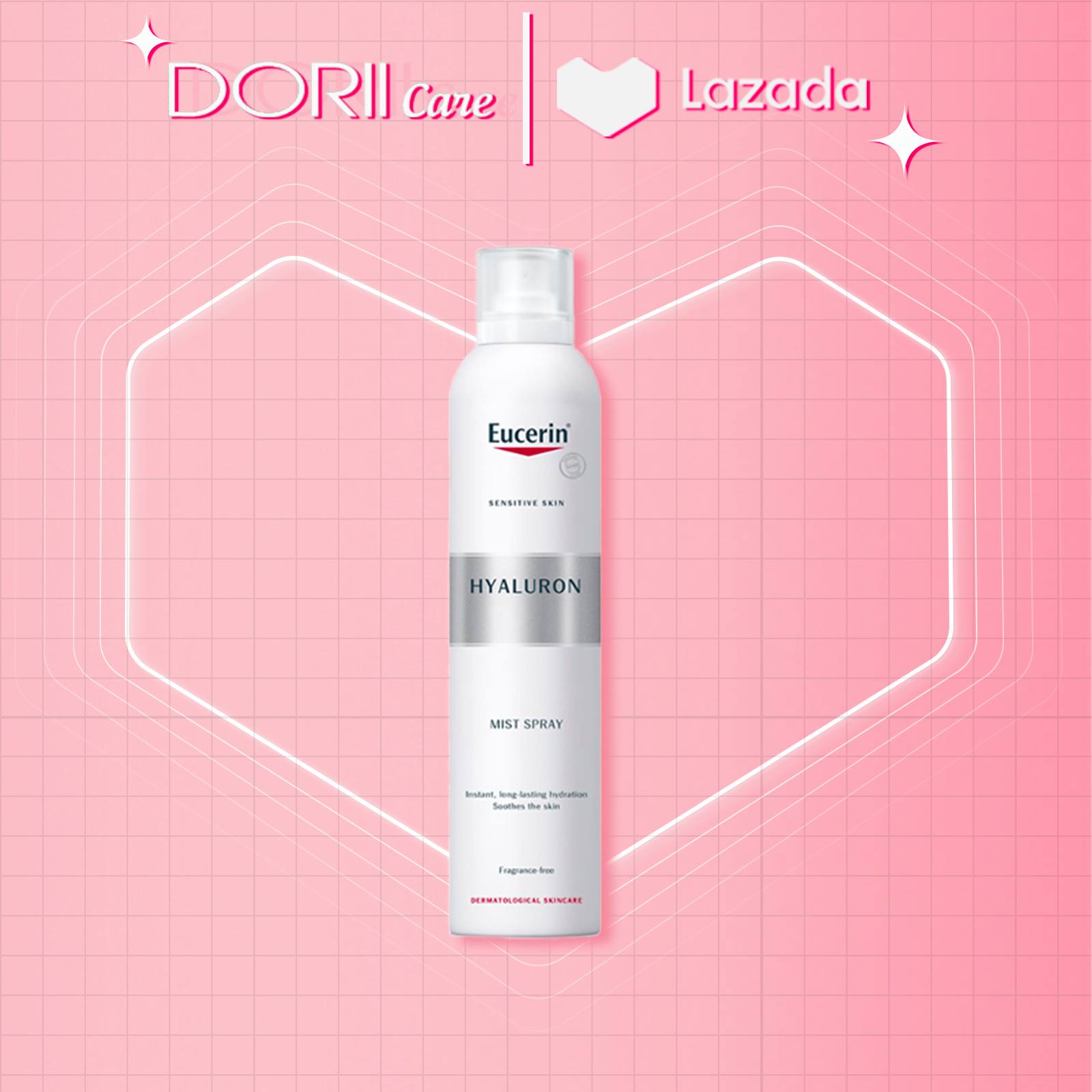 Xịt Dưỡng Ẩm Chống Lão Hóa Eucerin Hyaluron Mist Spray 250ml