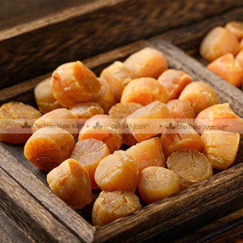 Cồi sò điệp khô 50g (Nấu súp, xào rau củ, hầm canh bồi bổ sức khỏe) - Chợ Thảo Dược Việt