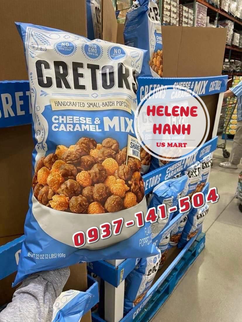 [USA] Bắp rang Cretors mix Cheese & Caramel 908g EXP:07/2022