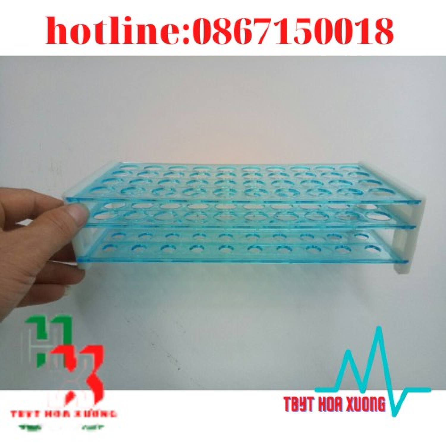 Giá Đựng Ống Nghiệm phi 16 và 18ml