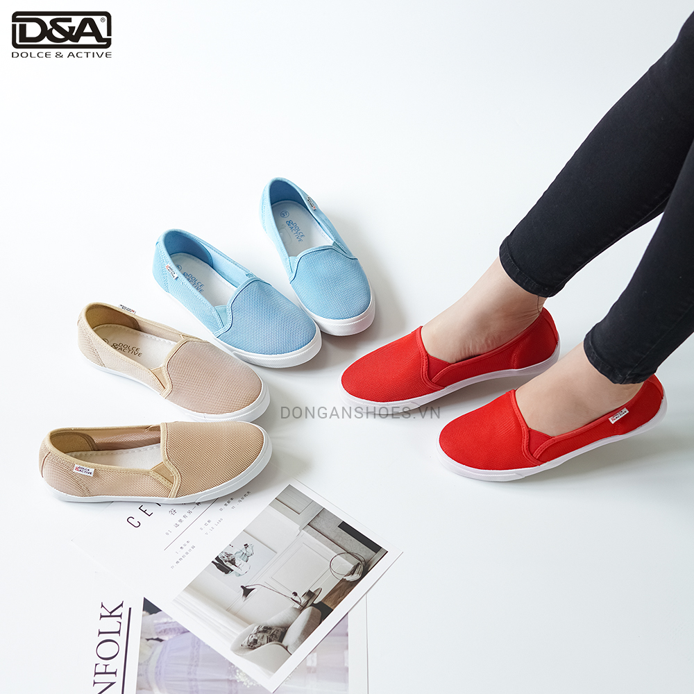 Giày sneaker d&a l1707 be