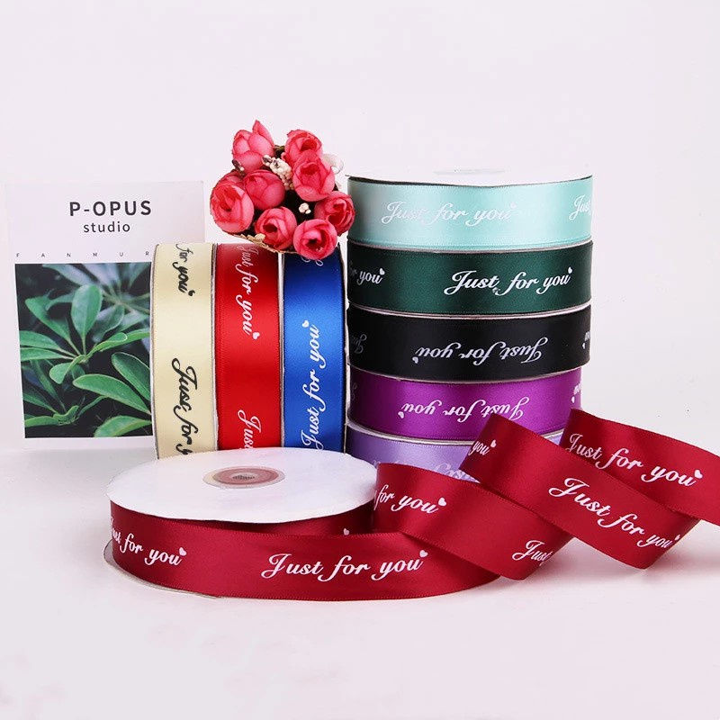 Ruy băng lụa "Just For You" bản 2,5cm