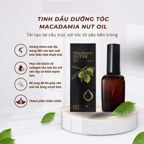 TINH DẦU DƯỠNG TÓC MACADAMIA NUT OIL 50ML