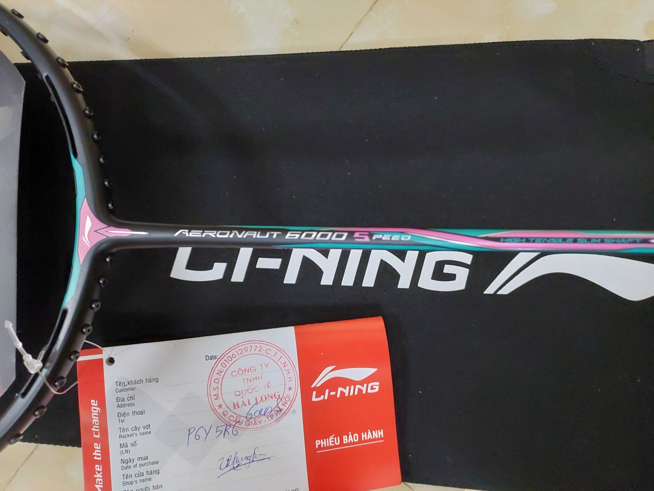 Vợt cầu lông Lining Aeronaut 6000 Speed (Chính hãng)