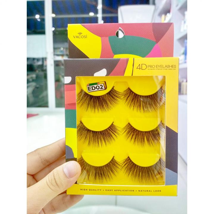 Lông mi giả chuyên nghiệp 4d pro eyelash vacosi