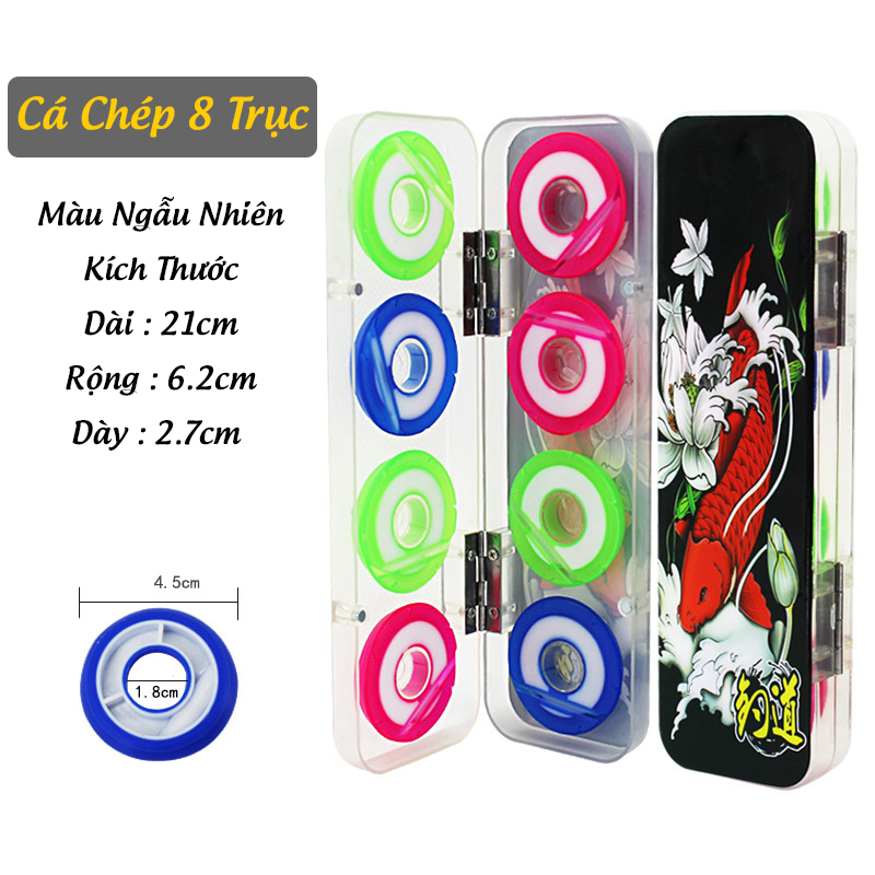 Hộp đựng trục câu đài silicon cá chép cao cấp - tiện dụng - aa75