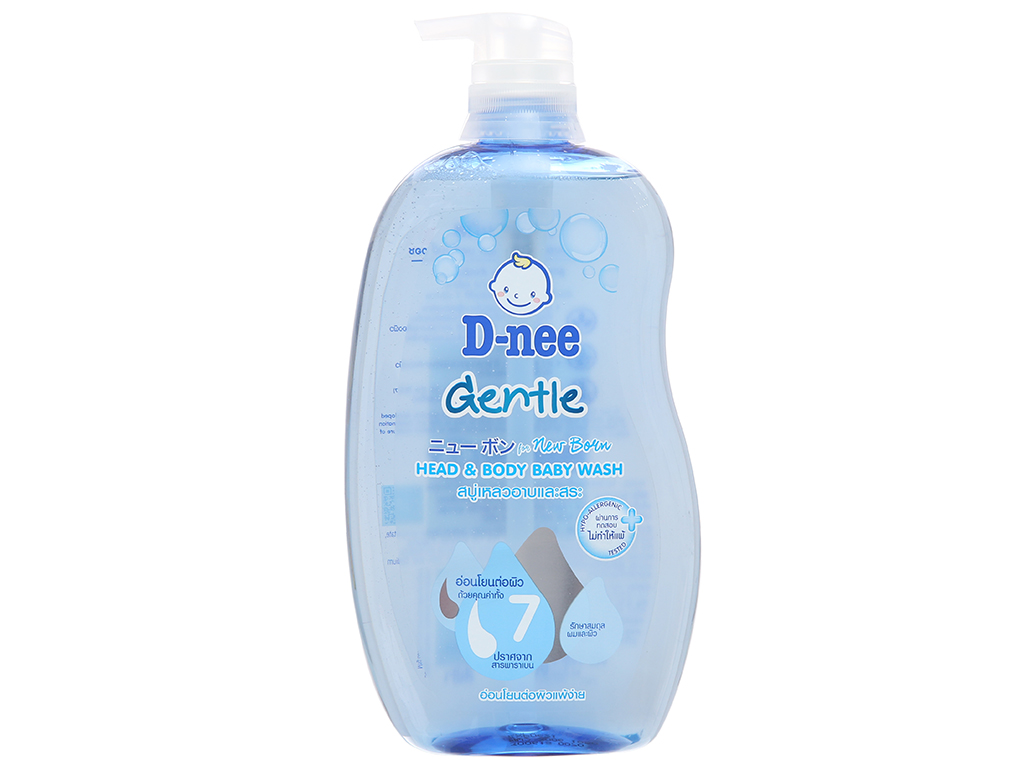Sữa tắm gội toàn thân cho bé Dnee 800ml