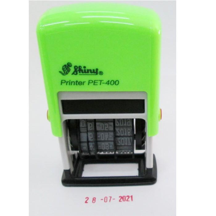 [HCM]Dấu tự động Shiny S-400 đóng ngày tháng năm-MIni dater Số cao 5mm-có mực sẵn
