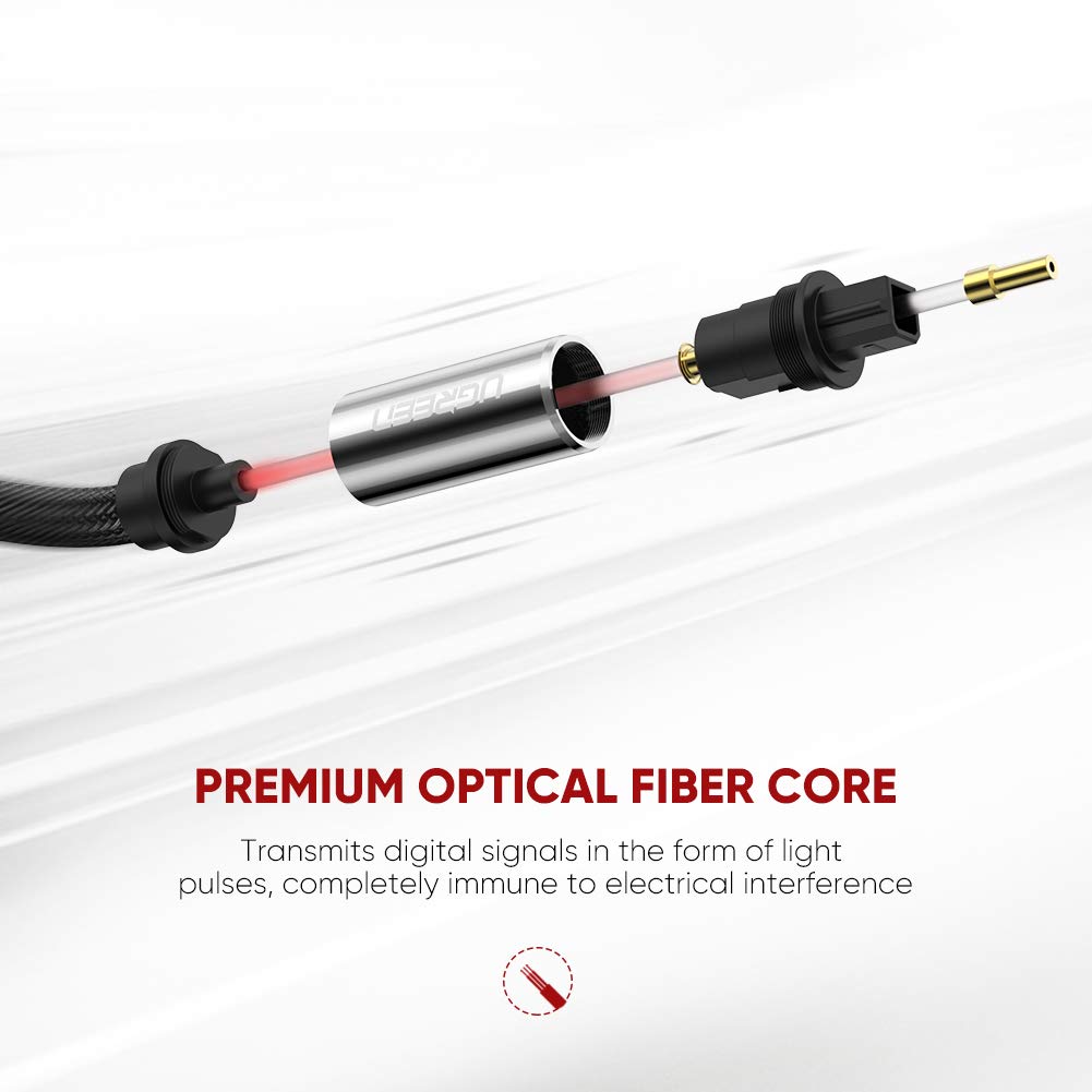 Cáp audio quang (Toslink, Optical) 1.5m Ugreen 10542