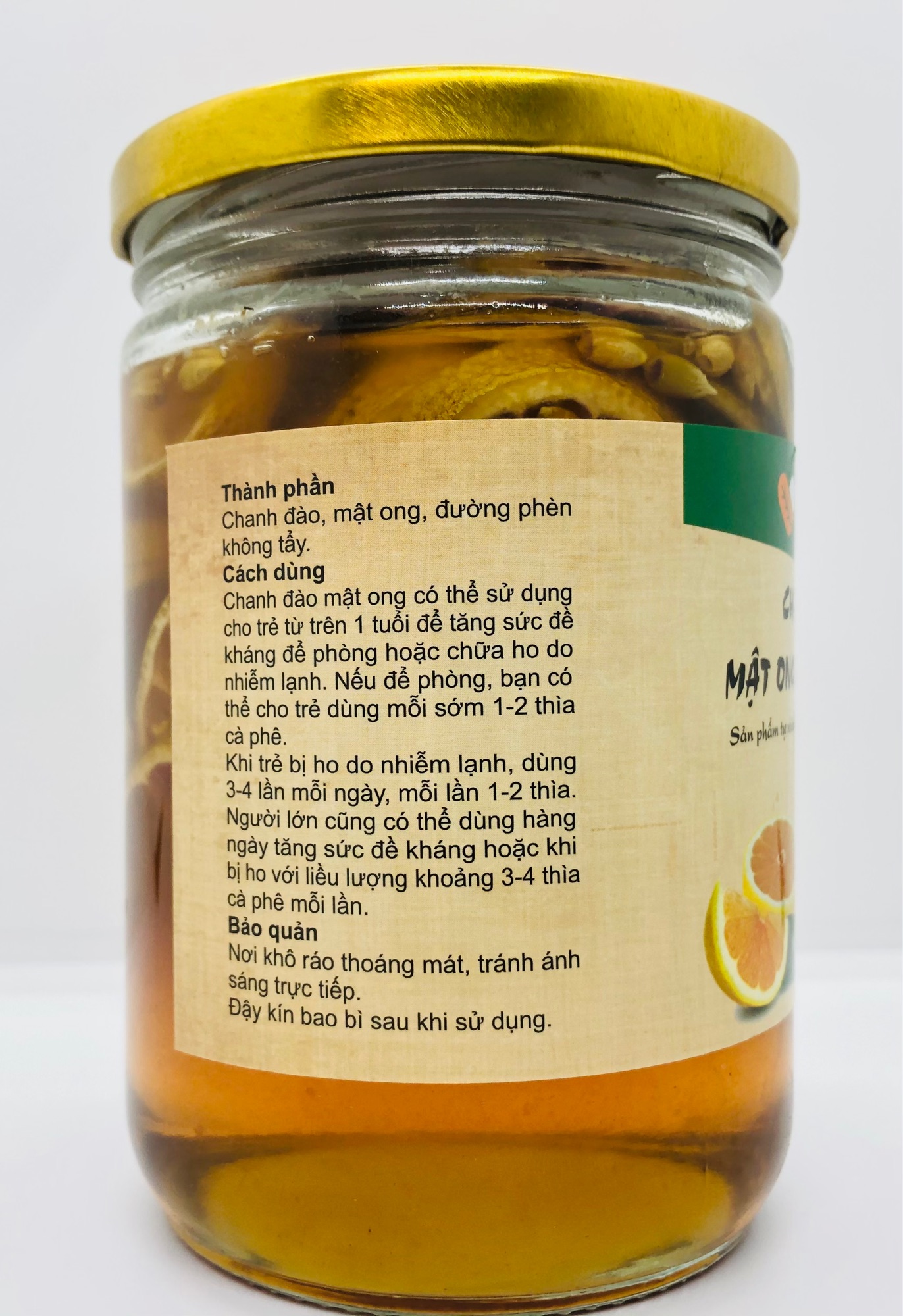 [HCM]Chanh Đào Ngâm Mật Ong Đường Phèn
