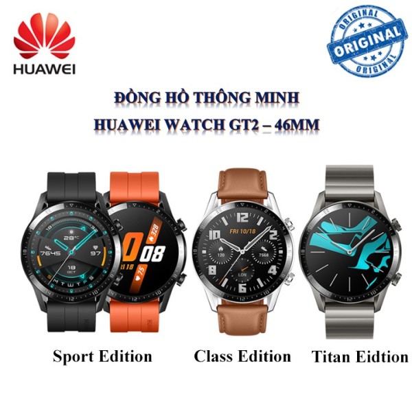 Đồng hồ thông minh Huawei Watch GT2 46mm - Chính hãng
