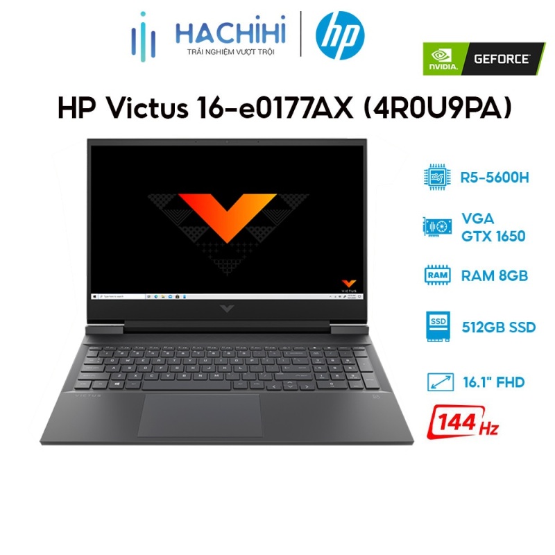 Bảng giá [5 - 14.1 - VOUCHER 1,5 TRIỆU] Laptop HP Victus 16-e0177AX (4R0U9PA) (R5-5600H | 8GB | 512GB | GeForce® GTX 1650 4GB | 16.1 FHD 144Hz | Win 10) Phong Vũ