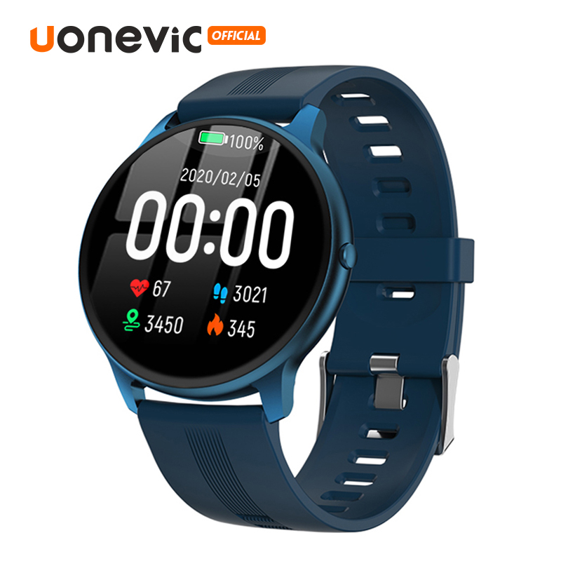 Đồng hồ thông minh Uonevic LW02 màn hình siêu mỏng IP68 chống nước theo dõi giấc ngủ cho điện thoại Ios/Android PK Haylou LS05 - INTL