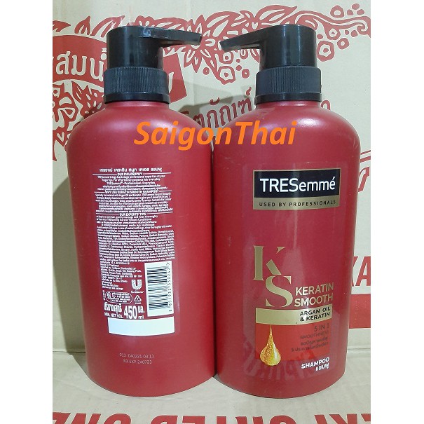 [HCM](KTT) Dầu gội đầu Tresemme Thái Lan 425ml (hàng chuẩn)-Chai màu Đỏ