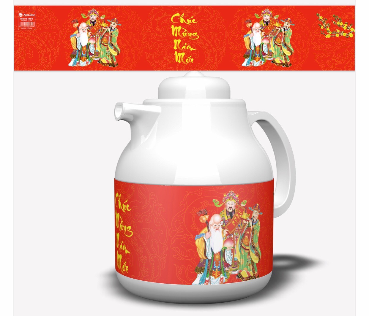 Phích Pha trà 1.3 Lít Rạng Đông RD-1355TS