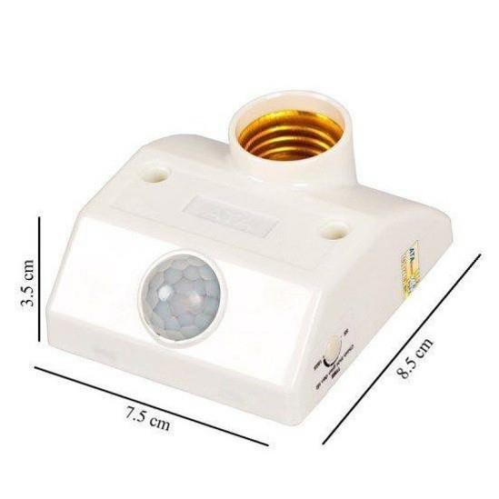Combo Đuôi và bóng đèn led cảm ứng chuyển động (tiết kiệm điện)