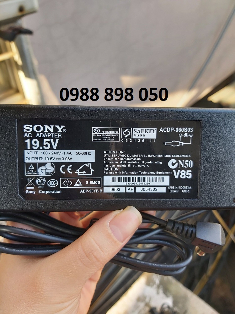 Adapter TV sony 19.5v 3.08a