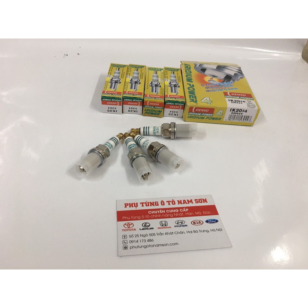 Bugi Denso Iridium IK20 - Giác 16 Chân Ngắn ren 14 (bugi bạch kim)