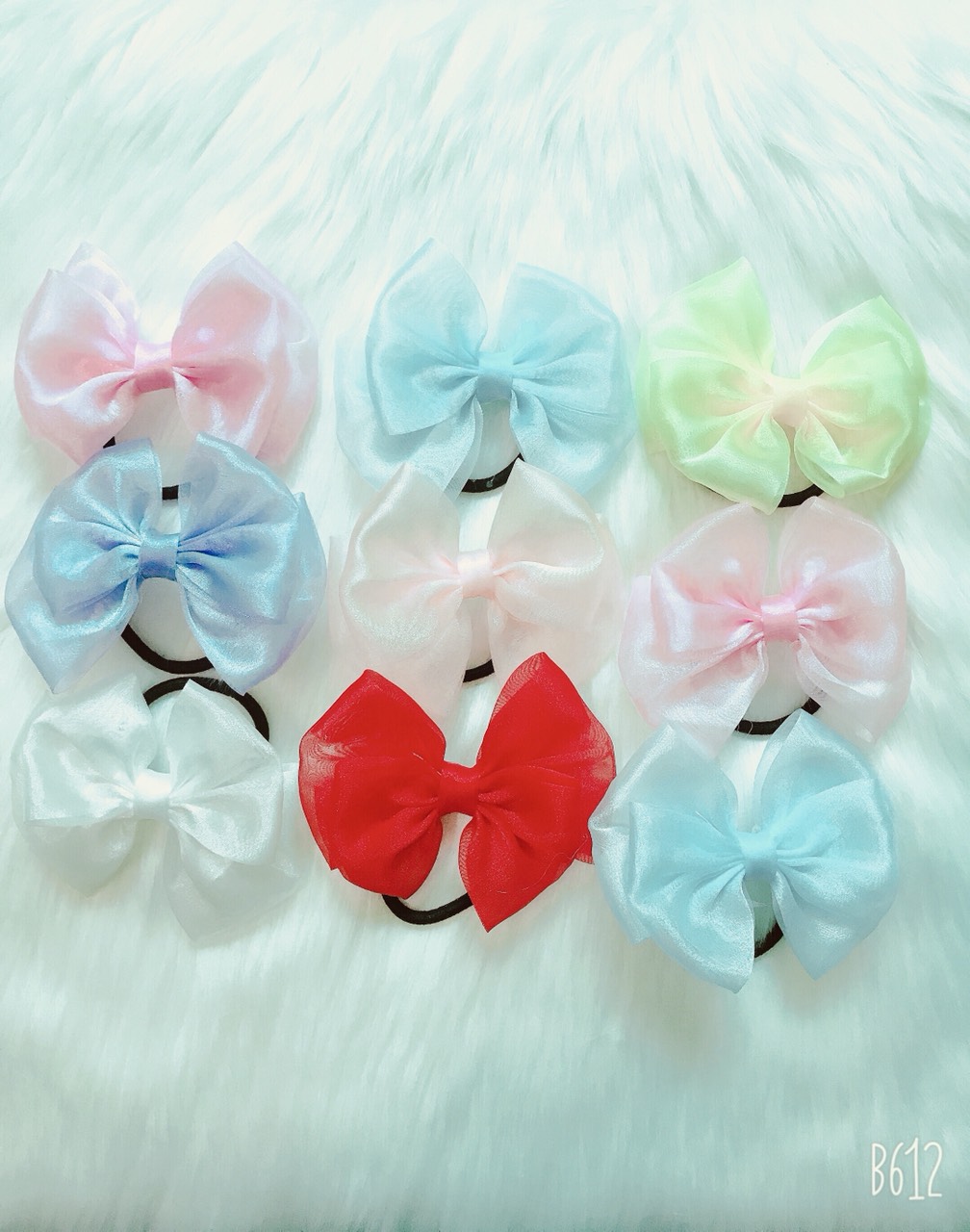 Sỉ 10 dây cột tóc voan (Nhiều mẫu) - phukienteen