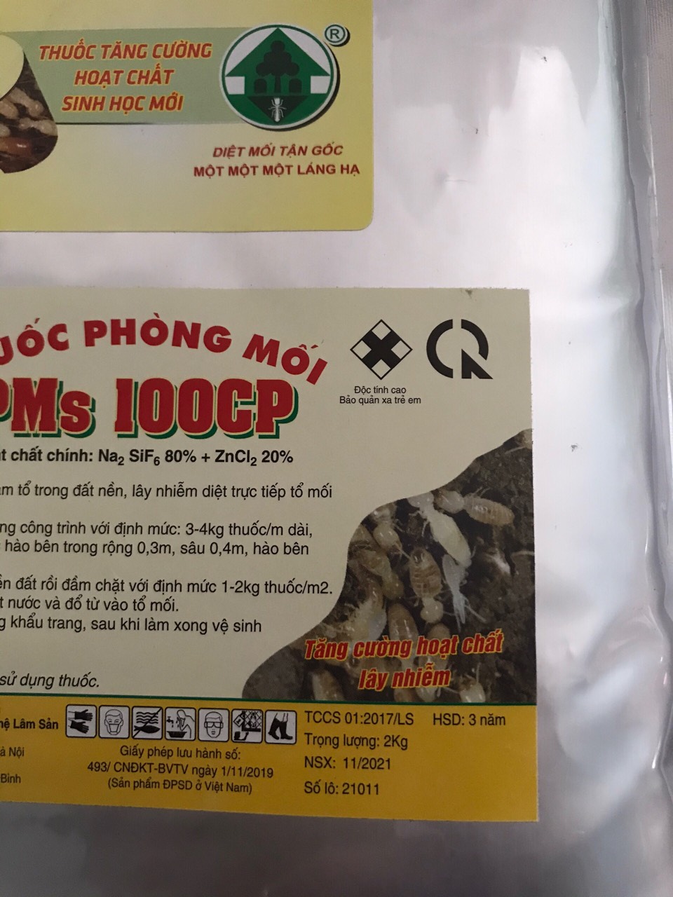 Thuốc Bột Phòng Chống Mối PMS 100 CP – Chống mối cho nhà mới