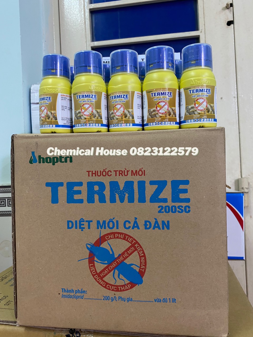 Thuốc diệt mối thế hệ mới Termize 200SC diệt mối cả đàn chai 50ml (Hàng có sẵn)
