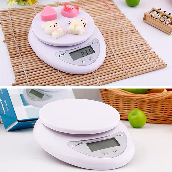 Cân điện tử nhà bếp mini 5kg siêu chính xác thích hợp sử dụng trong nhà bếp cân thực phẩm, gia vị