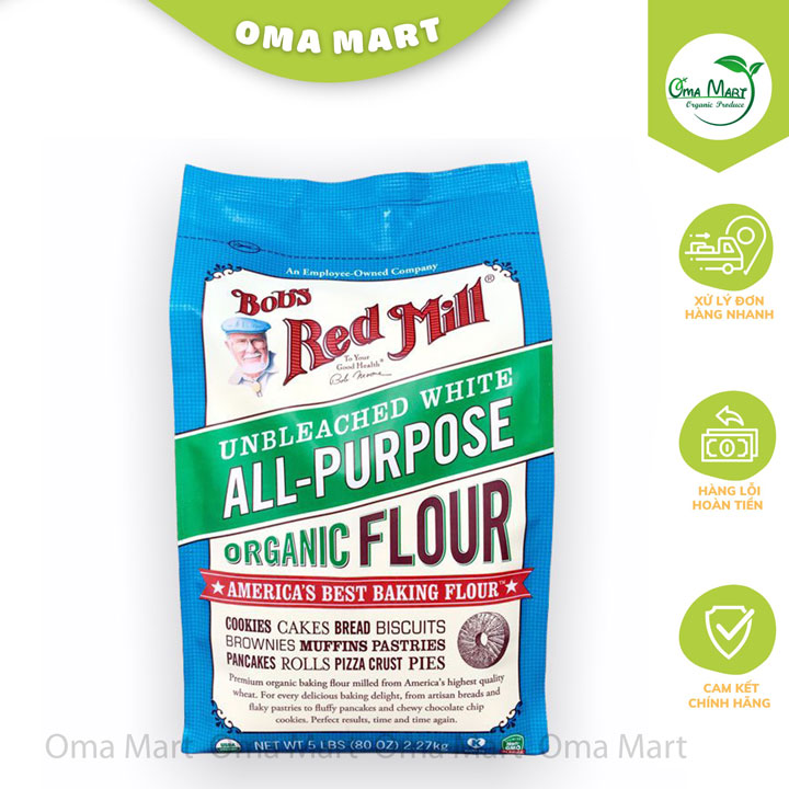 Bột Mì Đa Dụng Hữu Cơ Bob's Red Mill 2,27kg
