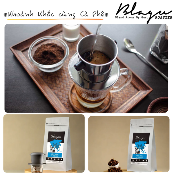 [Buy More, Save More] Blagu Coffee Beans, Roasted and Filtered in Vietnam - Medium Dark - 500g, 1kg