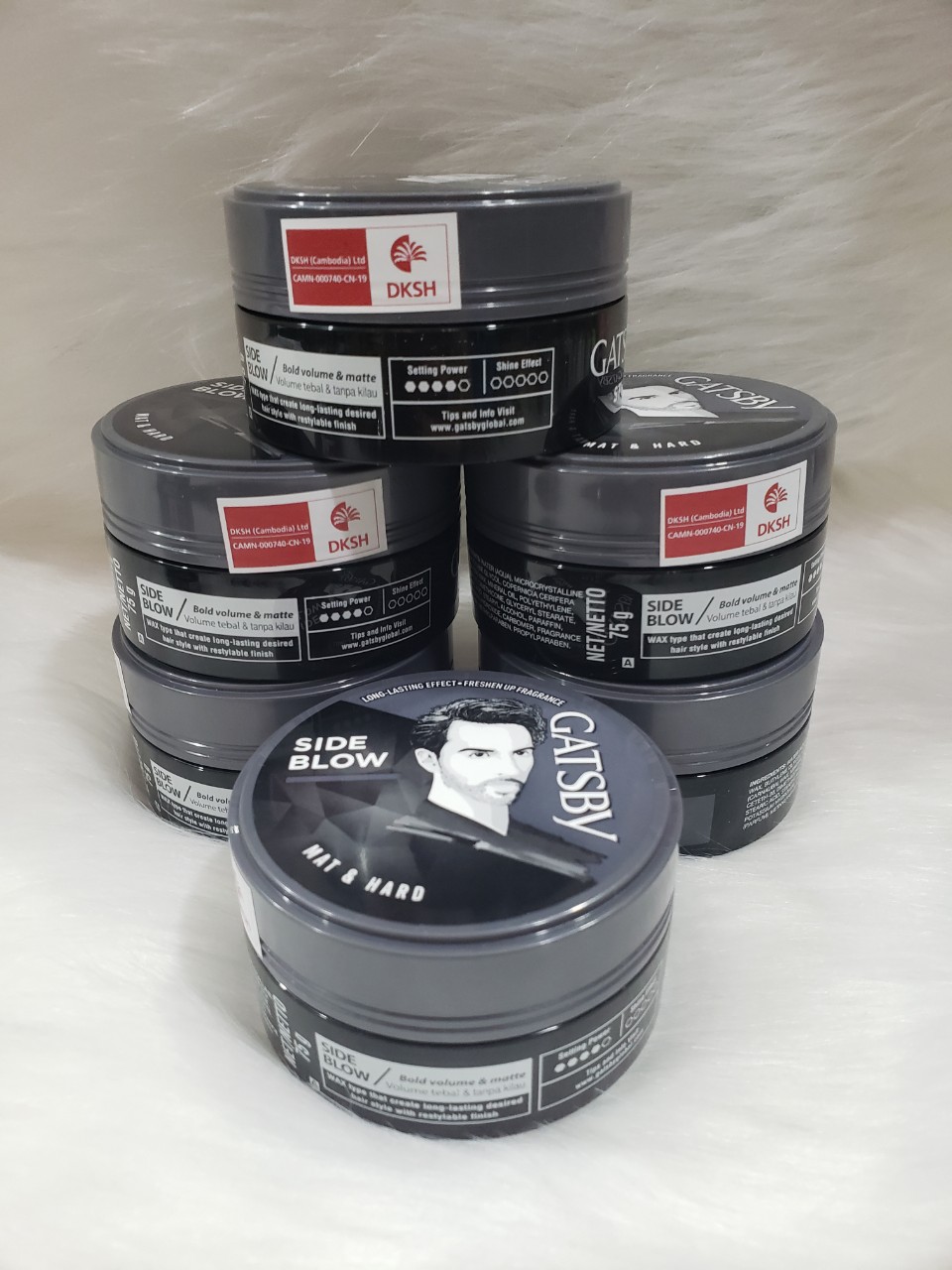[HCM]Wax vuốt tóc Gatsby Mat & Hard xám 75g (mẫu mới)