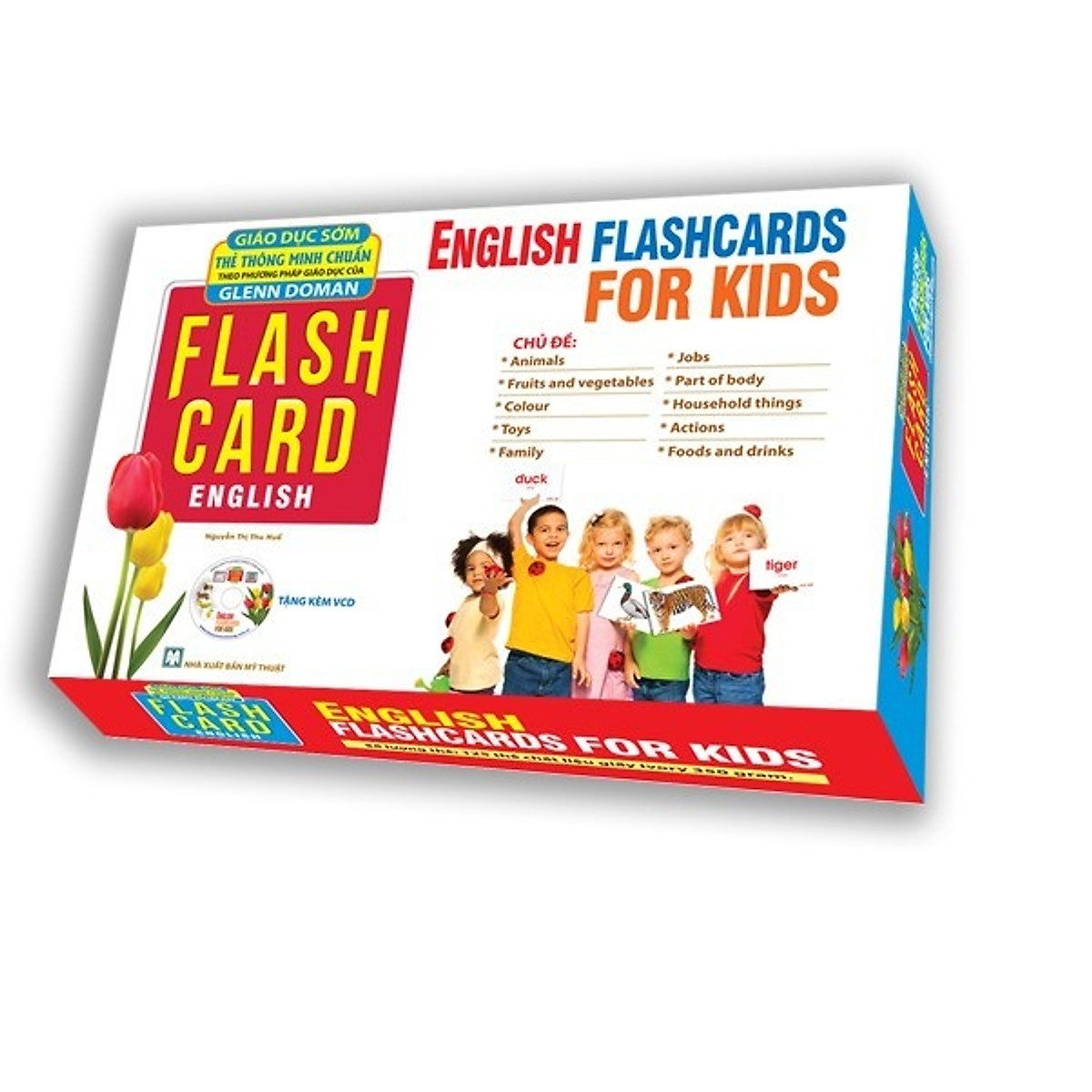 Sách - English flashcards for kids (hộp)