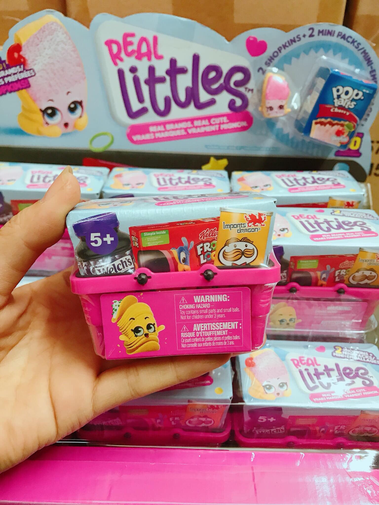 [HCM]giỏ siêu thị đồ chơi shopkins