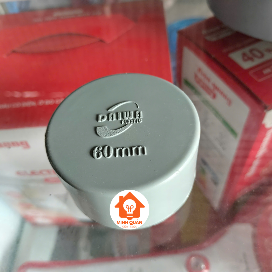Nắp bít trơn, bít tròn nhựa PVC phi 60, 76, 90, 114mm