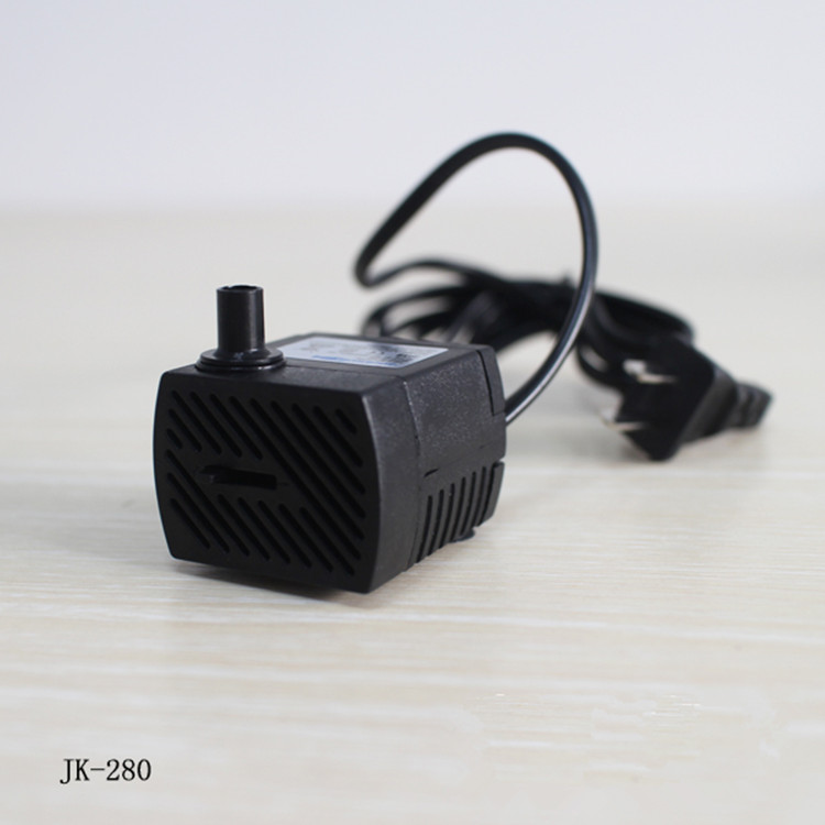Máy bơm chìm hồ cá JK-280 công suất 5w + 4 đèn LED