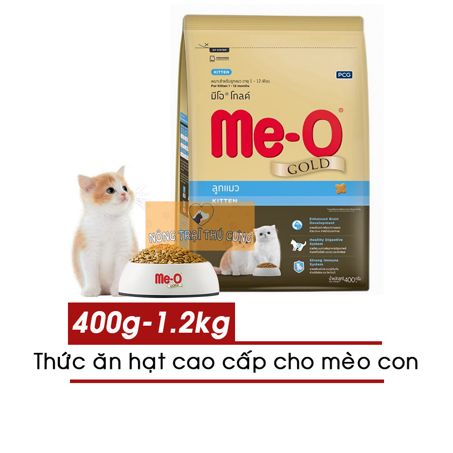 Thức ăn hạt me-o gold kitten cho mèo con -
