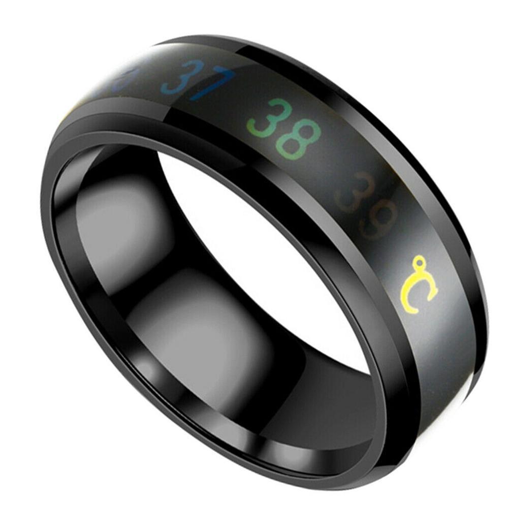 nhẫn titan cao cấp đo nhiệt độ cơ thể - giải pháp theo dõi sức khỏe của bạn - tặng hộp đựng xinh xắn
