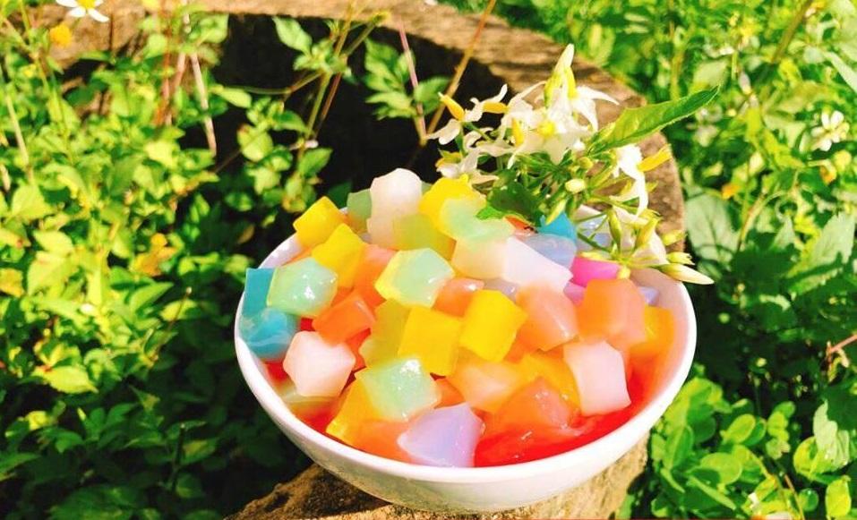 combo 10kg thạch dừa thô bến tre + hương dừa