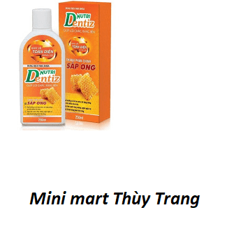 Nước xúc miệng Nutri dentiz chai 250ml