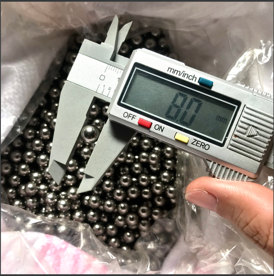 1 Kg Bi Sắt loại 8mm ( số lượng 1 / Kg ) 8 li