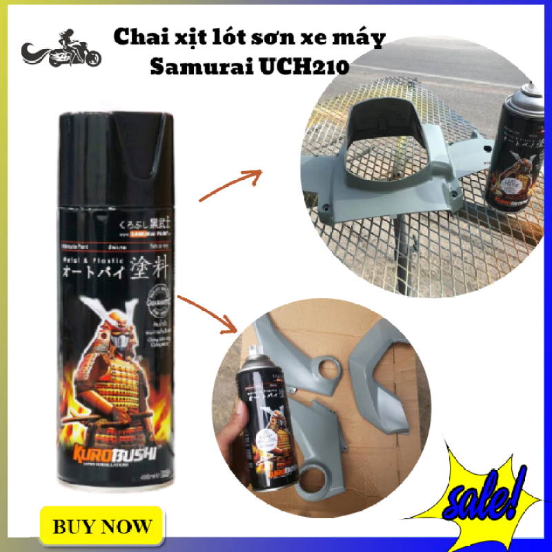 Sơn lót Samurai UCH210 (400ml) bước đệm cho màu sơn chuẩn hơn