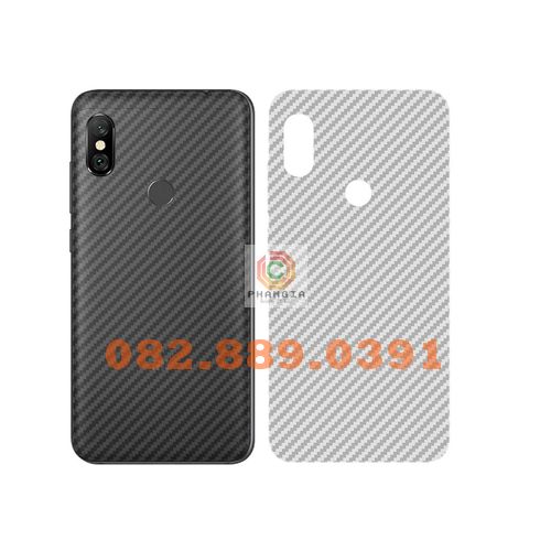 Miếng dán mặt lưng skin carbon Xiaomi A2/A2 Lite/A1/A3