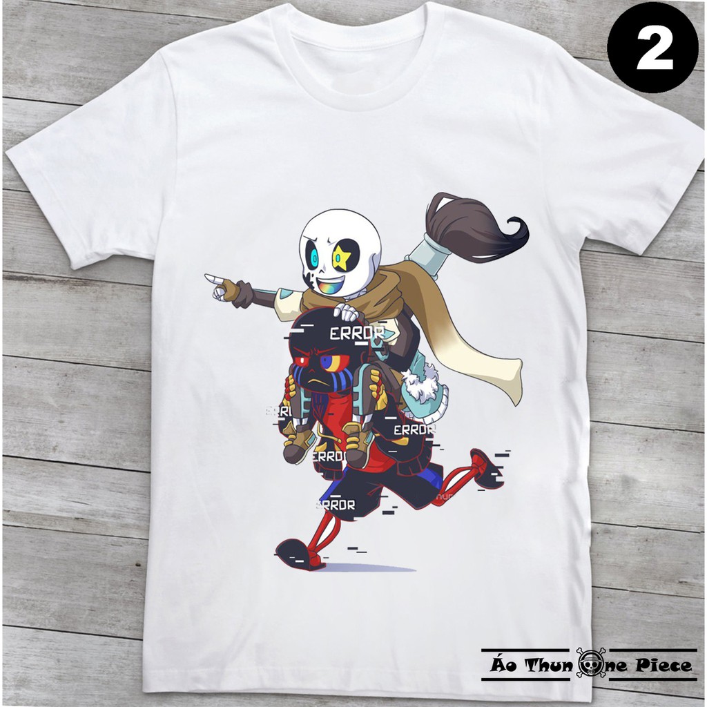⚡️FREESHIP⚡️Áo Thun In Hình Sans Undertale Ink Error S20 Cực Đẹp Nhiều Mẫu - Áo Thun Game