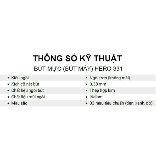 [HCM]Bút kim Tinh hero331