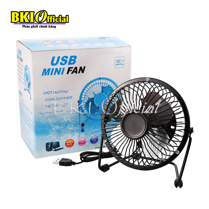 Quạt mini lồng 4 inches Quay 360 độ tiện dụng