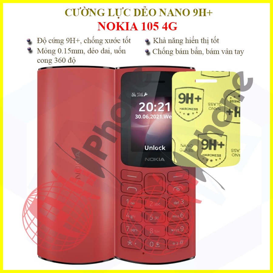 Dán cường lực dẻo nano nokia 105 4g 2020