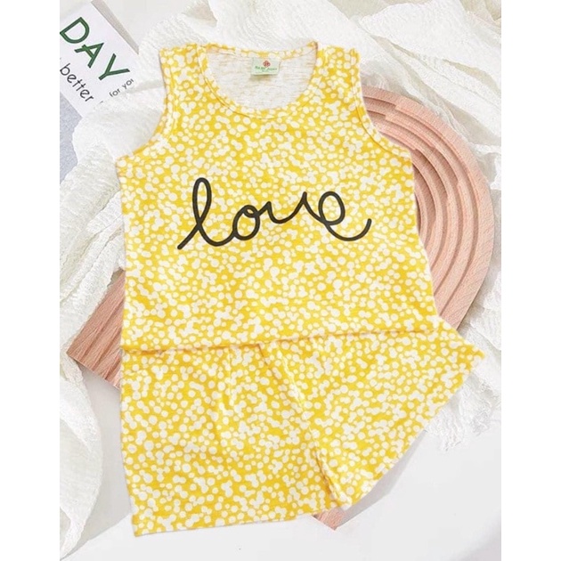 Bộ Sát Nách Bé Gái Size Đại 16-26kg