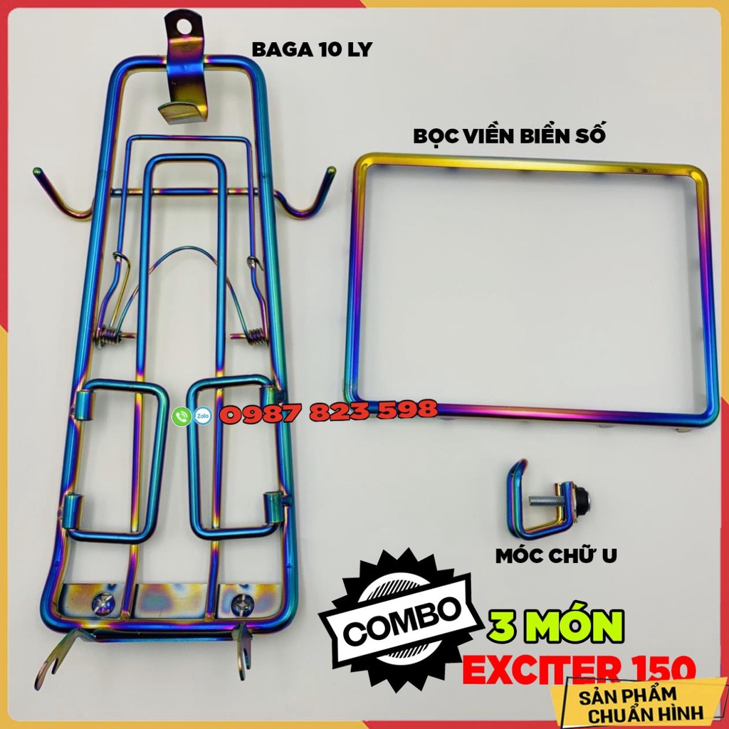 Combo 3 Món Titan Dành Cho Exciter 150 - Combo Ex 150  ( Như Ảnh)