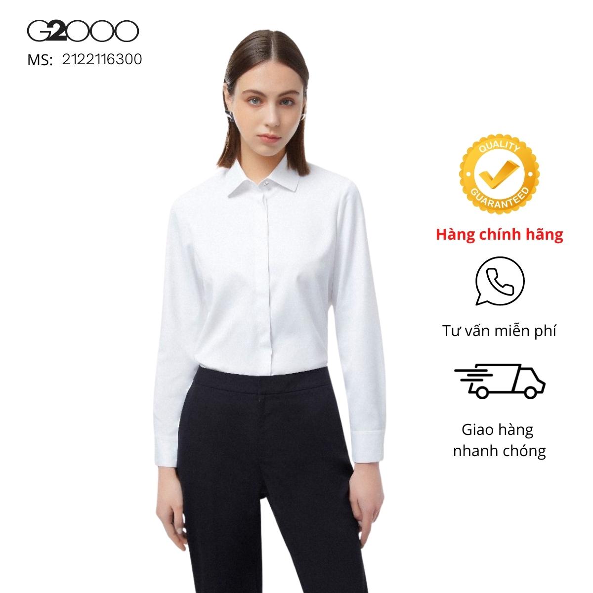 Áo Sơ Mi Nữ Tay Dài G2000 (2122116300) Màu Trắng