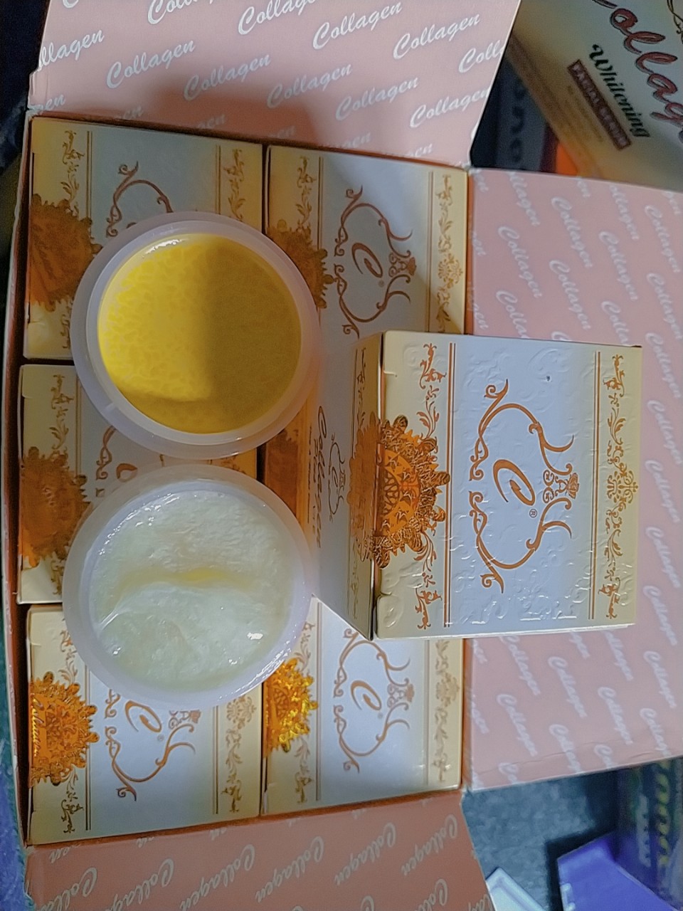 Kem collagen plus vit e tem đỏ cho da nám tàn nhang